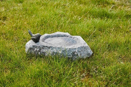 undefined, Bronze Vogel Vogeltränke, 