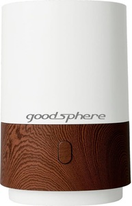 Goodsphere, Goodsphere Aromadiffusor Tiny 15 m², Goodsphere® Aromavernebler Tiny 15 m² Ultraschall-Diffuser Weiß/Dunkelbraun