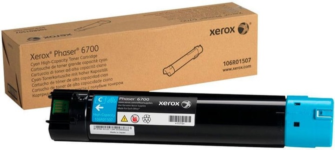 Xerox, Toner cyan 106R01507, Xerox Toner, blau, 106R01507