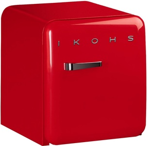 IKOHS, Ikohs - Minikühlschrank Retro Fridge 50 - Rot, 