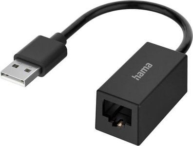 HAMA, HAMA 00200324 - Netzwerk-Adapter (Schwarz), HAMA 00200324 - Netzwerk-Adapter (Schwarz)