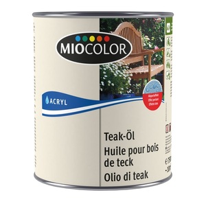 Miocolor, Miocolor Teak-Oel wv 750 ml Holzöle + Holzwachse, Miocolor Teak-Oel wv 750 ml Holzöle + Holzwachse