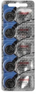Maxell Europe LTD., Maxell Europe LTD. Maxell Europe LTD, Maxell Europe LTD. Knopfzelle CR1616 5 Stück