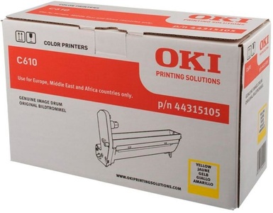 OKI, Original Trommeleinheit gelb OKI 44315105, Oki Fotoleitereinheit, gelb, 44315105, (20'000 Seiten)