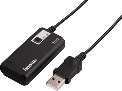 HAMA, Hama Twin - Bluetooth Audio Sender (Schwarz), Hama Twin - Bluetooth Audio Sender (Schwarz)