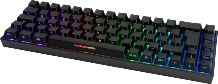 Aukey, Deltaco Mech RGB TKL, Gaming Keyboard, Wireless, DK440, GAM-100-CH , Deltaco Mech RGB TKL, Gaming Keyboard, Wireless, DK440, GAM-100-CH