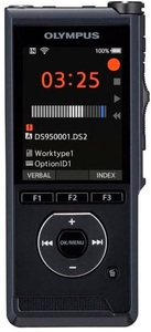 Olympus, Olympus Diktierger?t DS-9500, Diktiergerät Olympus DS-9500 Premium Kit, Wi-Fi/WLAN, 2-Stereo-Mikrofone, 2,4 TFT-Farbdisplay
