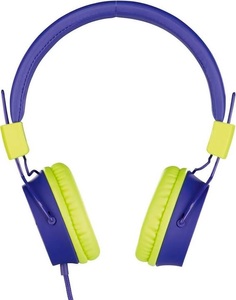 Thomson, Thomson HED8100B Kinderkopfhörer, On-Ear, mit Kabel, Lautstärkebegrenzung, Blau, Thomson HED8100B Kinderkopfhörer, On-Ear, mit Kabel, Lautstärkebegrenzung, Blau