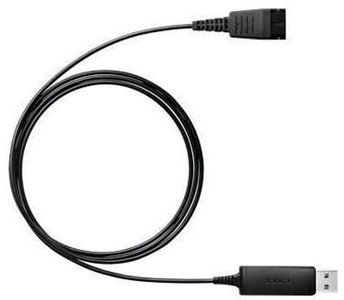 Jabra, LINK 230 USB-Adapter QD auf USB, LINK 230 USB Adapter, USB-A Stecker > QD Stecker, Kabel