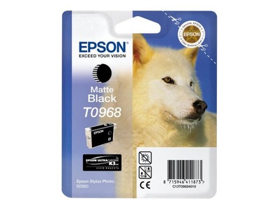 Epson, Original Tintenpatrone matt schwarz Epson T096840, Epson Tintenpatrone, matt-schwarz, Ultrachrome, Husky, C13T09684010, (11.4 ml)