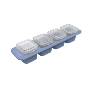 Rotho, Rotho Mini-Gefrierbehälter-Set Domino - Grün -, Rotho - Dosen-Set, 0.05L, Blau