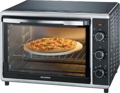 Severin, Severin TO 2058 - Minibackofen (Schwarz/Silber), Severin - TO 2058 Toastofen, Schwarz
