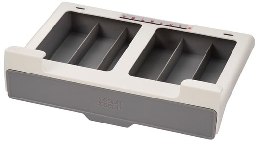 Joseph joseph, Joseph Joseph - Kaffeekapsel-Halter CUPBOARDSTORE - dunkelgrau/grau - Kunststoff - 18.5/27.2 cm, Joseph Joseph CupboardStore Kaffeekapselschublade Grau