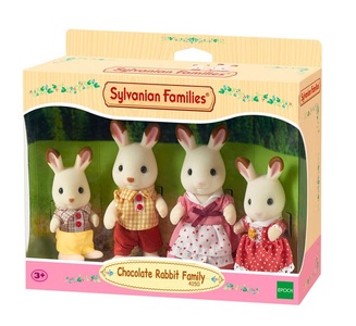Sylvanian families, Sylvanian Families Schokoladenhasen FAMILIE LÖFFEL, SYLVANIAN FAMILIES® 4150 Familie Löffel mehrfarbig
