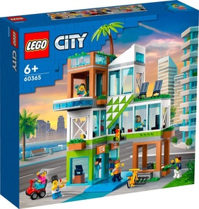 LEGO, 60365 City Appartementhaus, Konstruktionsspielzeug, LEGO® Spielbausteine »City Appartementhaus 60365«, (688 St.)
