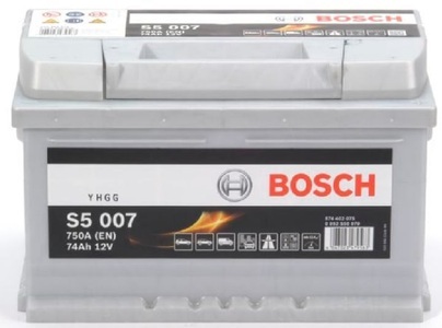 BOSCH - (Automotive Aftermarket), BOSCH - Batterie, BOSCH, Fahrzeugbatterie, Starterbatterie Bosch 12V/74Ah/750A LxBxH 278x175x175mm/S:0, AUTO & BIKE, 0 092 S50 070 S5 007