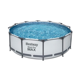 Bestway, Bestway Swimming Pool Set 366 x 100 cm, Bestway Pool Set hellgrau 366 x 100 cm
