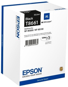 Epson, Epson T8661 XL Tinte schwarz, Epson Tintenpatrone, schwarz, C13T866140, (2'500 Seiten)