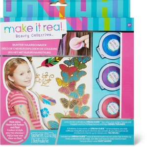 undefined, Make it Real Color Burst Hair Deco, make it real - Bunter Haarschmuck, MIR Haarkreide & Tattoos, Multicolor