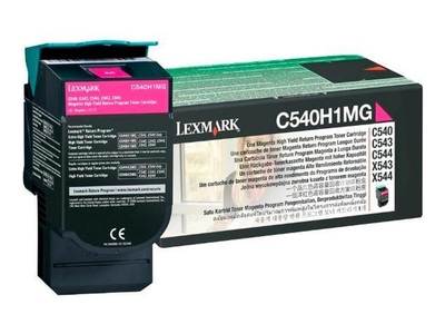 Lexmark, Lexmark C540H1Mg magenta Toner-Modul, Lexmark Toner, rot, Prebate, C540H1MG, (2'000 Seiten)