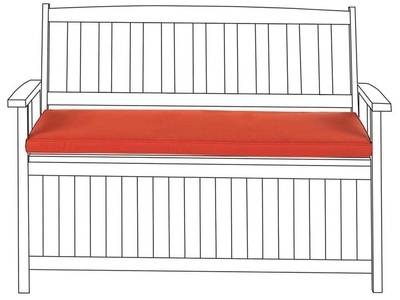 Beliani, Polsterauflage aus Polyester Modern VIVARA Polsterauflage aus Polyester Modern VIVARA, Beliani - Bankauflage aus Polyester Modern SOVANA, One Size, Rot Bunt