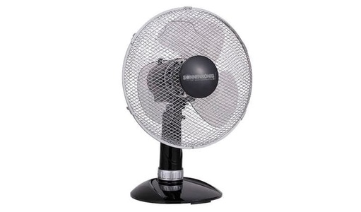 SONNENKOENIG, Sonnenkoenig Table Vent 12 Black - (Schwarz), Sonnenkönig Tischventilator 12