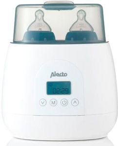 Alecto, ALECTO BW700TWIN - Fläschchenwärmer (Weiss), Alecto Duo-Flaschenwärmer BW-700TWIN Digital