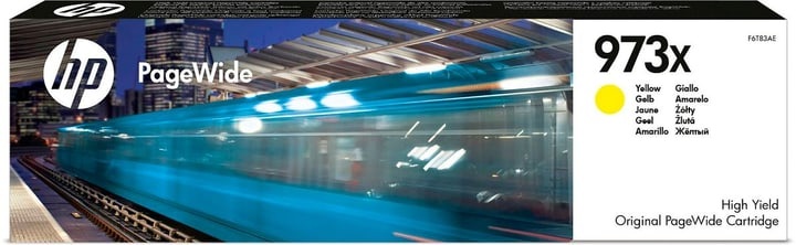 Hp, HP 973X F6T83Ae PageWide Tintenpatrone gelb, HP 973X Original Tintenpatrone F6T83AE Gelb