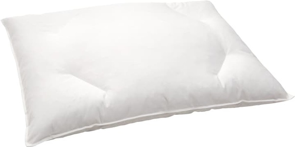 Micasa, Flaches Kopfkissen mit hochwertigen Federchen und Milbenschutz DIVERSO medium, Micasa, 