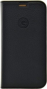 Apple, Mike Galeli - iPhone 12 Mini Echtleder Book Case Tasche Flip Cover - Schwarz, 