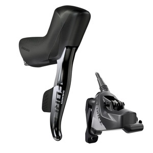 SRAM, SRAM Force eTap AXS Hydraulische Scheibenbremse Flat Mount Hinten black 2020 Scheibenbremsen komplett, SRAM Shift/Brake System Force eTap AXS hydraulicDisc FM Schalthebel