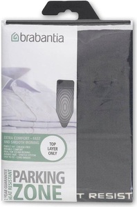 BRABANTIA, brabantia Bügelbrett-Überzug Tital Oval D, Brabantia Bügelbrettbezug »Komplett Titan«