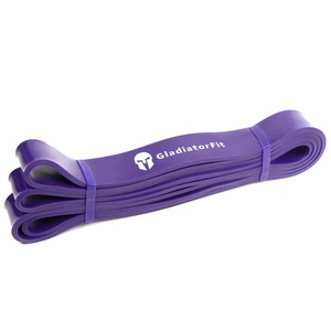 Gladiatorfit, GladiatorFit Elastische Widerstandsbinde aus Latex Fitnessband, GladiatorFit - Elastische Widerstandsbinde aus Latex One Size, Violett
