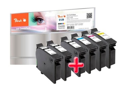 Peach, Peach Combi PackPLUS n zu T129 Tintenpatrone, Peach Tintenset Epson T1295 C, M, Y, 3x BK
