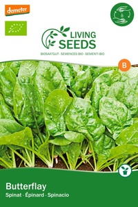 Living Seeds, Living Seeds Spinat, Butterflay Gemüsesamen, Living Seeds Spinat, Butterflay Gemüsesamen