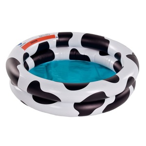 SWIM ESSENTIALS, Swim Essentials Aufblasbarer Pool Kuh Design 60 cm, Swim Essentials - Baby Pool Cow, One Size, Multicolor