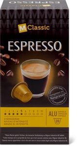 M-Classic, M-Classic Kaffee-Kapseln aus Aluminium, M-Classic Kaffee-Kapseln aus Aluminium