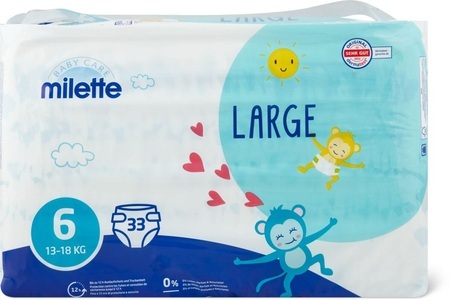 Milette, Milette Baby Care Windeln, Milette Baby Care Windeln