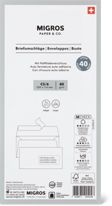 Migros Paper & Co., Migros Paper & Co. Briefumschläge C5/6, Migros Paper & Co. Briefumschläge C5/6