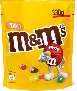 M&M's, M&M's Peanut 330g, M&M's Erdnüsse in Milchschokolade