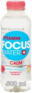 Focus Water, FOCUS WATER CALM Rhabarber/Raspberry (50cl), FOCUS WATER CALM Rhabarber/Raspberry (50cl)
