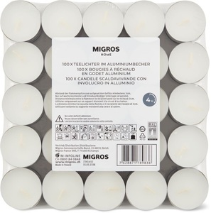 Migros Home, Migros Home Teelichter, Migros Home Teelichter
