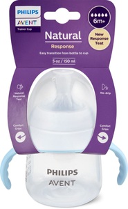 PHILIPS AVENT, Philips Avent Trinkbecher SCF263/61 Natural Response ab 4 Monate, Philips Avent Natural Response Trinklernbecher, 150ml, 6M+ (1 Stk)