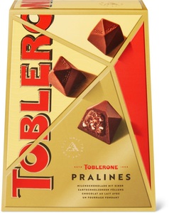 Toblerone, Toblerone Schokoladen-Pralinen Toblerone 180 g, Toblerone Pralines Milchschokolade mit einer zartschmelzenden füllung