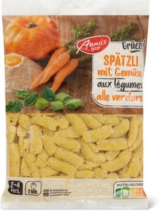 Anna´s Best, Spätzli mit Gemüse 500g, Anna's Best Gemüsespätzli
