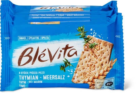 Blévita, Blévita Dinkel mit Thymian 228g, Blévita Dinkelgebäck