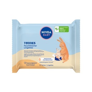 Nivea, Baby Toddies Feuchttücher Damen  57 Pezzi
