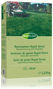 Mioplant, Mioplant Rasensamen Rapid Green 50m2, Mioplant Rasensamen Rapid Green