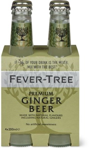 Fever Tree, Fever Tree Ginger Beer 4x20cl