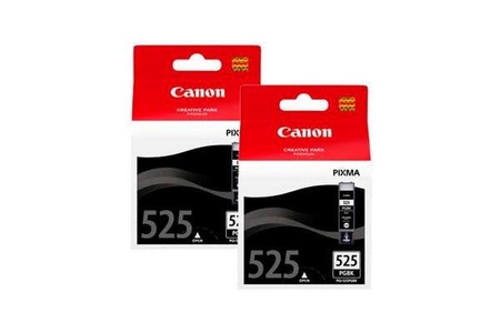 Canon, Canon Pgi-525 Twin Pack Tinte 2x19ml bk Tintenpatrone, Canon Tintenpat. PGI-525 bk DP